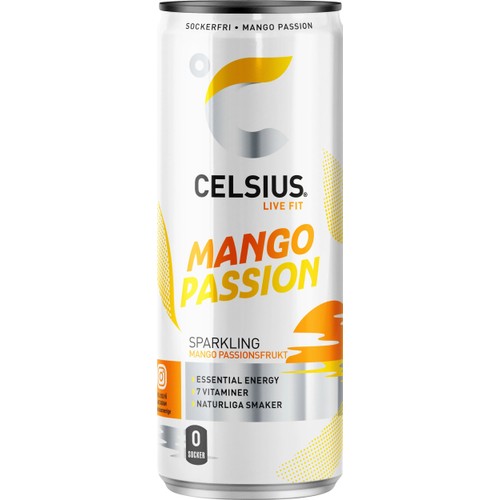 Energidryck Mango Passion 33cl Celsius