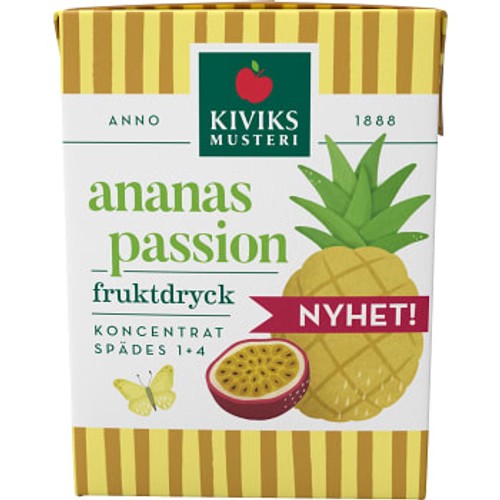 Fruktdryck Ananas & passionsfrukt Koncentrat 200ml Kiviks Musteri