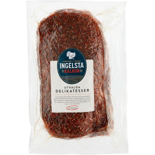 Pastramibröst Kalkon i skivor ca 14g Ingelsta kalkon