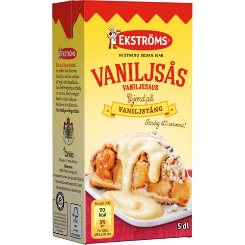 Vaniljsås 5dl Ekströms