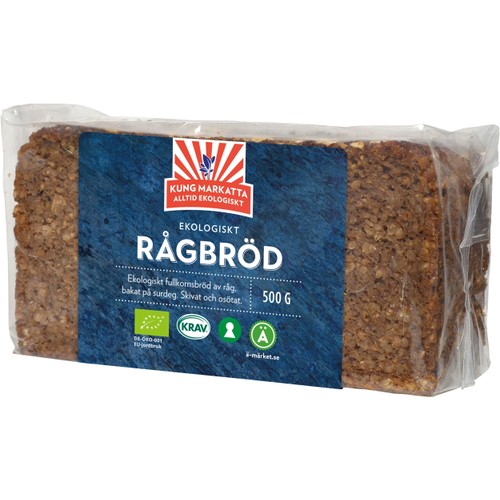 Rågbröd 500g KRAV Kung markatta