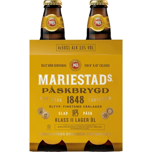 Öl Påskbrygd 3,5% 50cl 4-p Mariestads