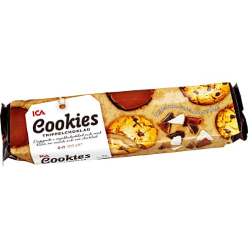 Cookies Trippelchoklad 150g ICA