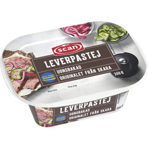 Leverpastej Ugnsbakad 200g Scan