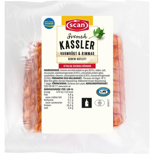 Kassler benfri ca 600g Scan