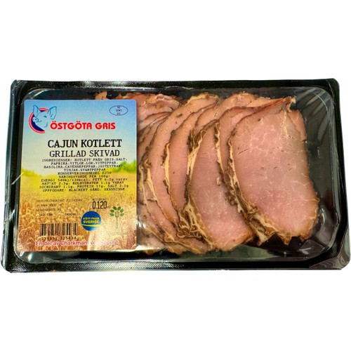 Kotlett Cajun Grillad Skivad 120g Östgöta Gris