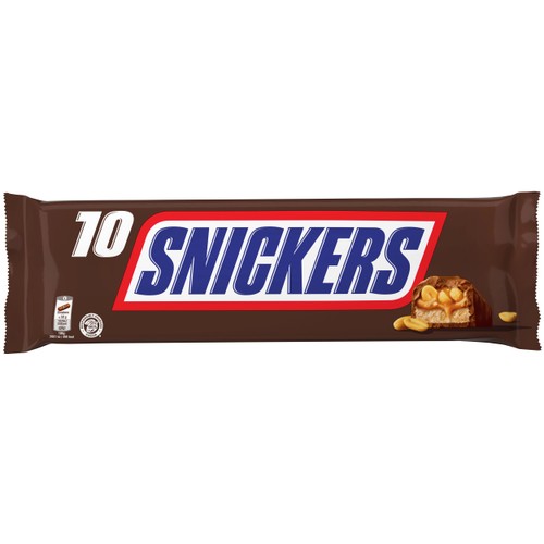 Chokladbar 10-p 500g Snickers