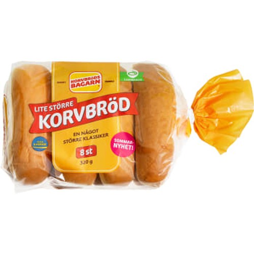 Korvbröd 8-p 320g Korvbrödsbagarn