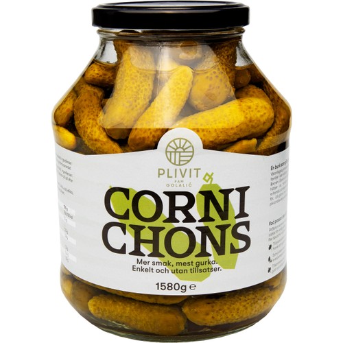 Cornishons 1580g Plivit