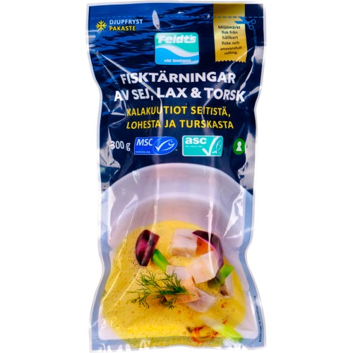 Fisktärningar Lax/torsk/sej 300g Feldt's