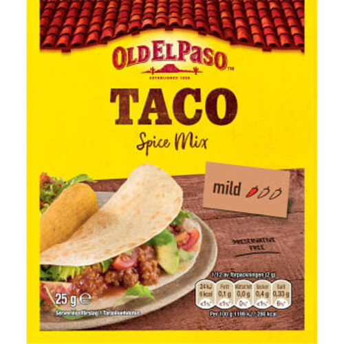 Taco Kryddmix 25g Old el Paso