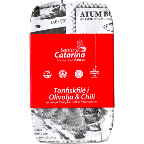 Tonfisk I Olivolja Med Chili 120g Santa Catarina