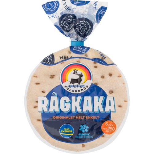 Rågkaka 6-p 250g Polarbröd