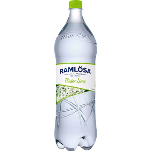 Vatten Kolsyrad Fläder & lime 1,5l Ramlösa