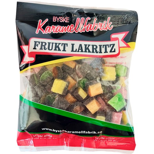 Fruktlakritz 160g Byske Karamellfabrik