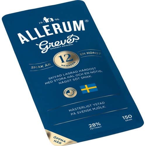 Grevé lagrad skivad 23% 150g Allerum