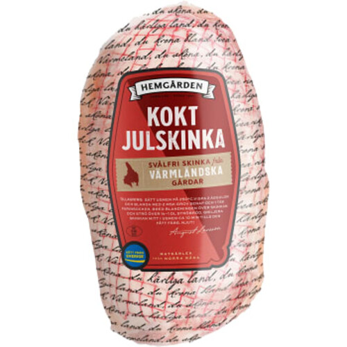 Julskinka Färdigkokt ca 1500g Hemgården