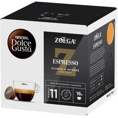 Kaffekapslar Dolce Gusto Espresso 16-p  Zoegas