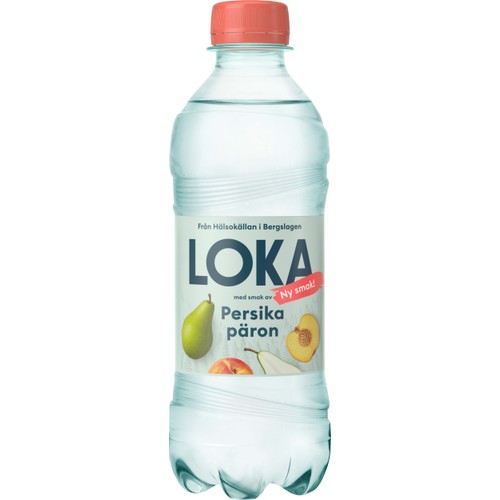 Kolsyrat Vatten Persika Päron 33cl Loka