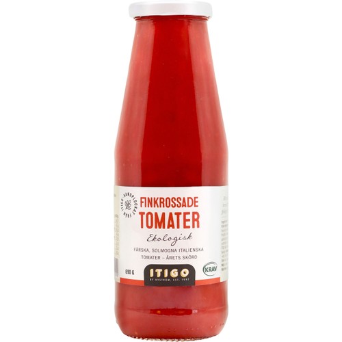 Tomater Finkrossade Eko 690g KRAV Itigo
