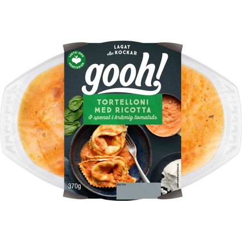 Färdigmat Tortelloni med Ricotta och Spenat 370g Gooh