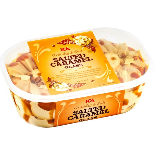 Glass Salted caramel 900ml ICA