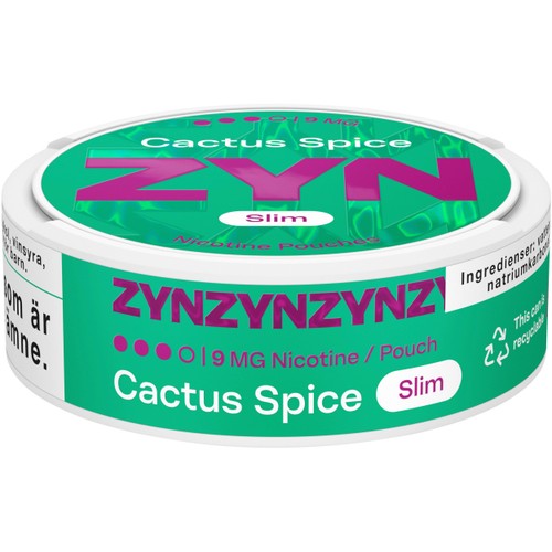 Zyn Cactus Spice Slim 9mg S3 13.6g