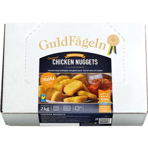 Chicken nuggets Fryst 2kg Guldfågeln