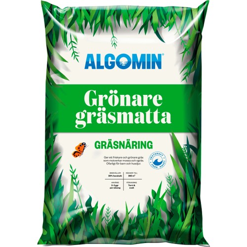 Gräsnäring Grönare Gräs 8kg Algomin