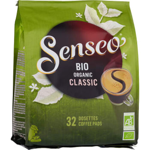 Kaffepads Organic Classic 32-p Senseo