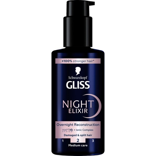 Hårserum Night Elixir Overnight Reconstruction 100ml Gliss Schwarzkopf