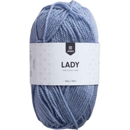 Garn Lady Viol lila 50g Järbo