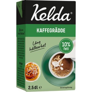 Kaffegrädde 10% 2,5dl Kelda