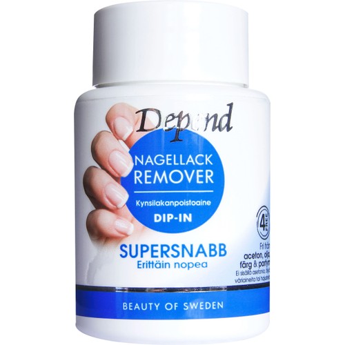 Nagellacksremover Dip in Blå 1-p Depend
