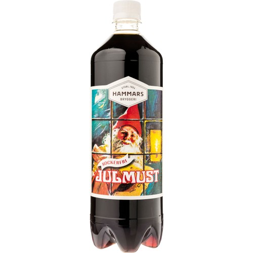 Julmust Utan Socker 1000ml Hammars Bryggeri