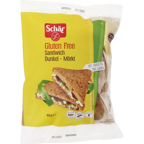 Sandwich Mörkt Glutenfri 400g Schär