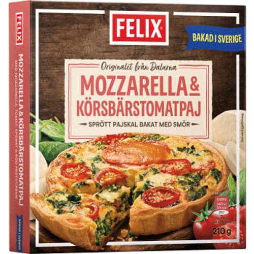 Paj Veggie Mozzarella Körsbärstomat 210g Felix