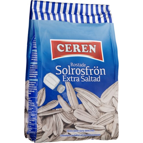 Rostade Solrosfrön Extra saltade 250g Ceren