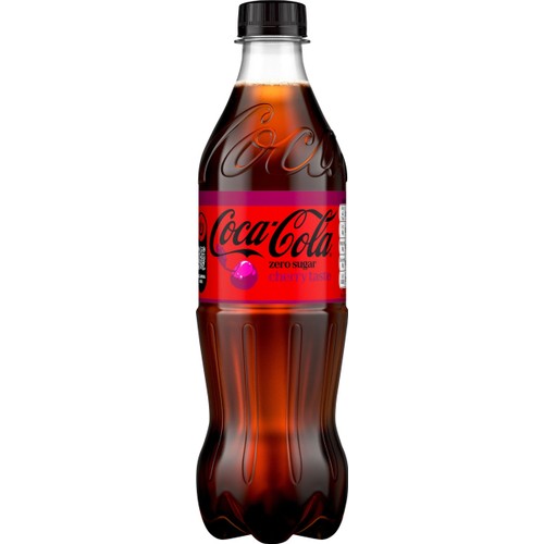 Läskedryck Cherry Zero Sugar 50cl Coca-Cola