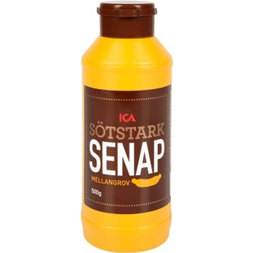 Senap Sötstark Mellangrov 500g ICA