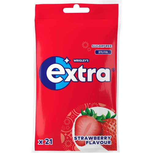 Tuggummi Strawberry 29g Extra