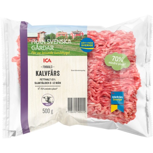 Kalvfärs Färsk 15% 500g ICA