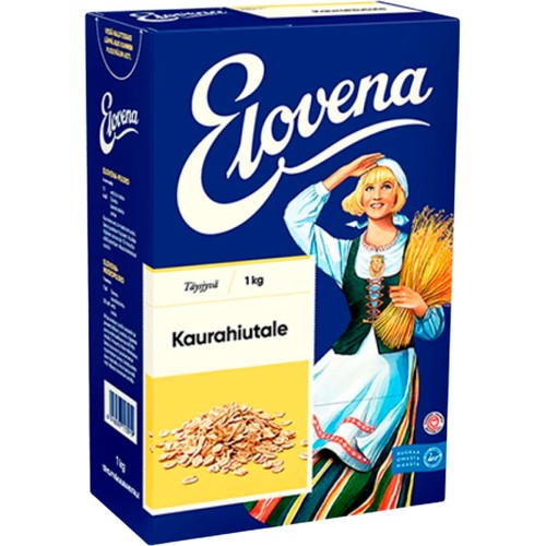 Havreflingor Raisio Elovena 1kg Sponsab