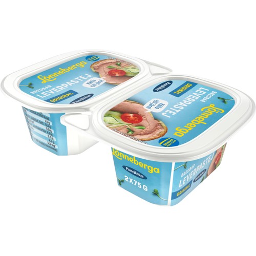 Leverpastej Bredbar 2x75g Pastejköket