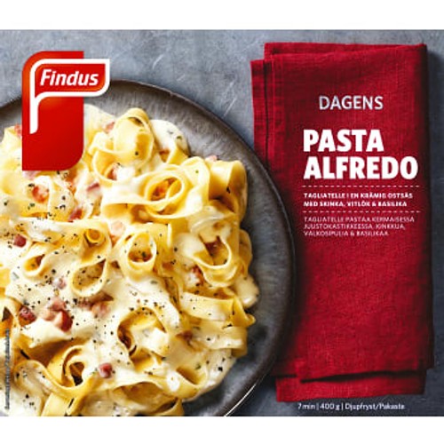 Pasta alfredo Måltid Fryst 400g Findus