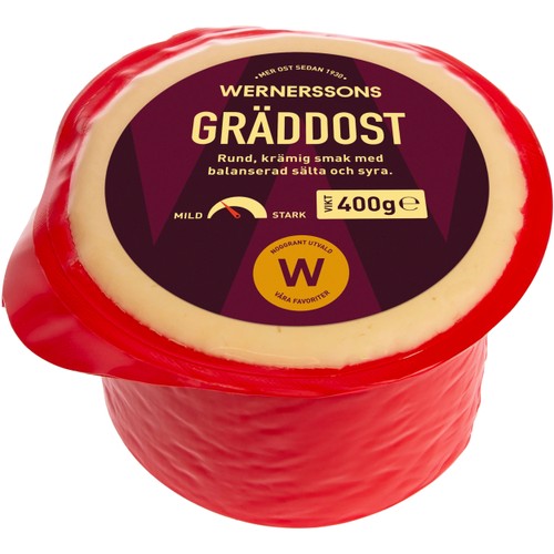 Gräddost 400g Wernerssons