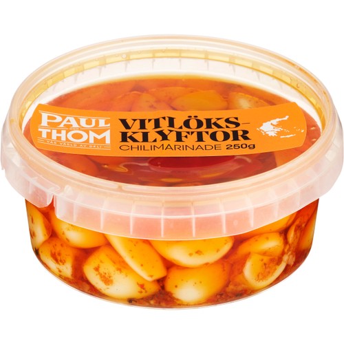 Vitlöks Klyftor Chili Marinade 250g Paul Thom