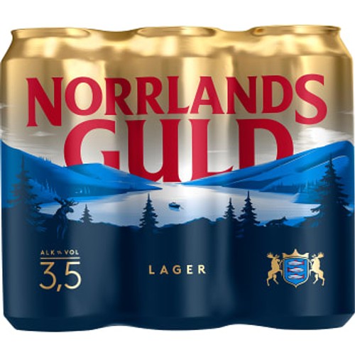 Öl 3,5% 50cl 6-p Norrlands Guld 