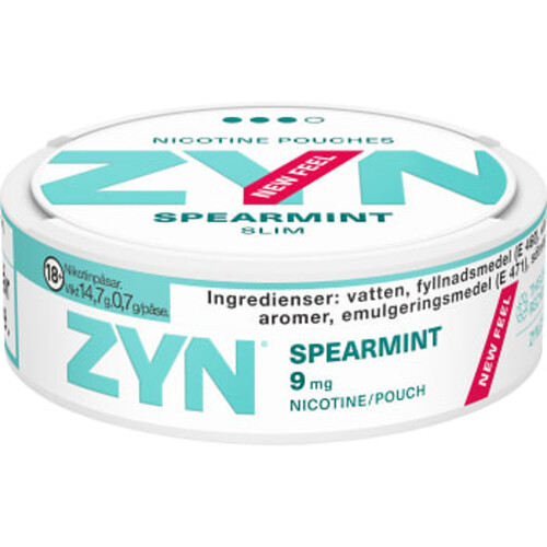 Slim Spearmint S3 14.7g Zyn