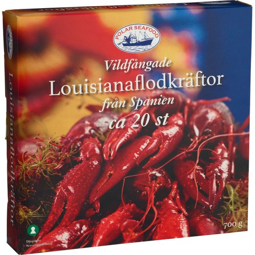 Kräftor Kokta Frysta Spanien 700g PolarSeafood